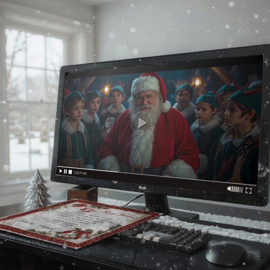 Santa Letter & Video Bundle – Personalized Digital Letter and Video Message from Santa